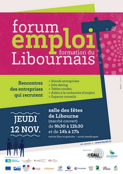 Forum emploi en Libournais | Libourne | Jeudi 12 Nov. 2015