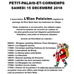Père Noël 2018 à Petit Palais et cornemps 2018