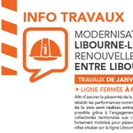 SNCF plaquette travaux Libourne Bergerac