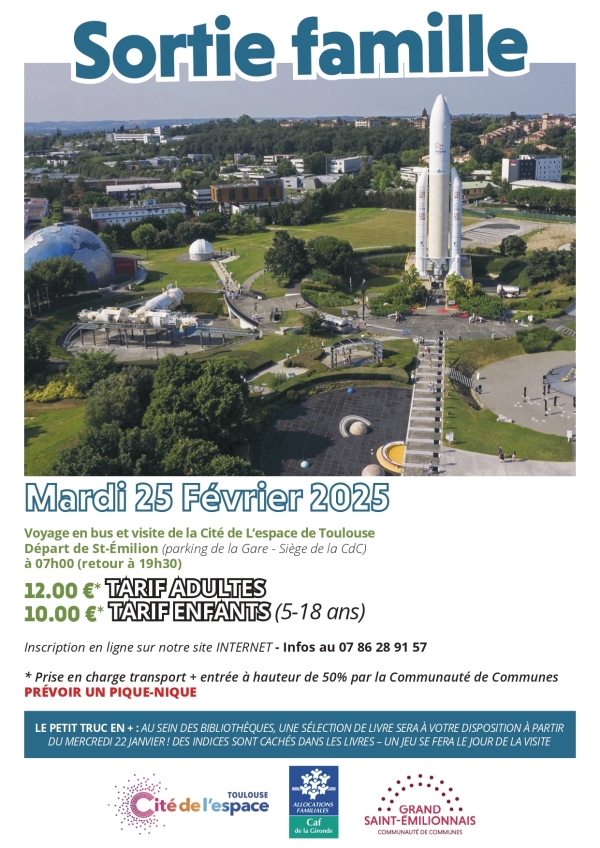 Sortie famille le 25 février 2025