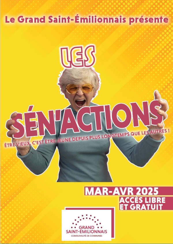 Les Sén'Actions : Animations seniors mars et avril 2025