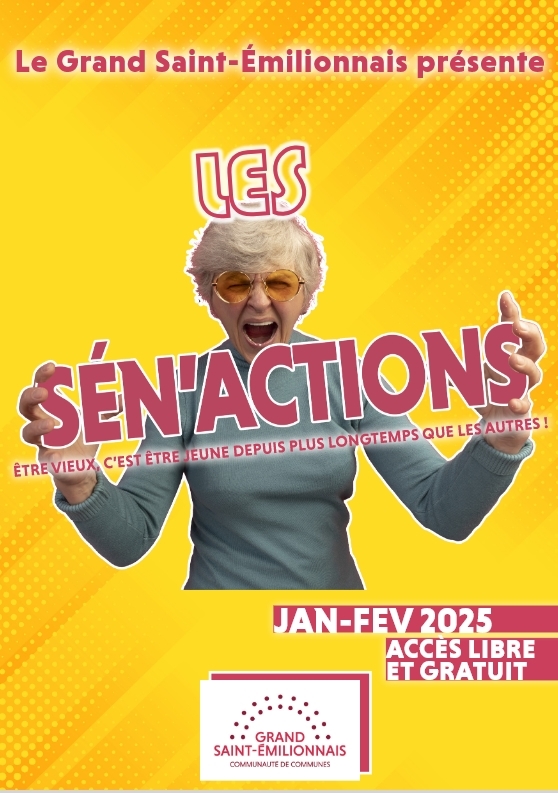 Les Sén'Actions : Animations seniors janvier et février2025