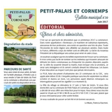 bulletin municipal juin 2017 Petit Palais et Cornemps